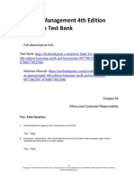 M Management 4th Edition Bateman Test Bank 1