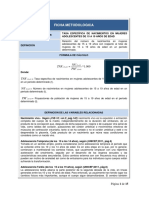 Tasa Específica de Nacimientos en Mujeres 15-19 Años