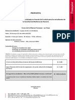 Propuesta de Curso de Francés - Alianza Francesa - Facultad de Medicina Abril 2021