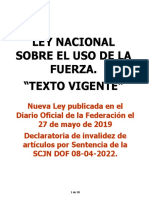 Ley Nacional sobre el Uso de la Fuerza | PDF | Policía | México