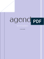 Agenda Digital Vertical Semana Vista Verano Junio Ago 2023 Azul