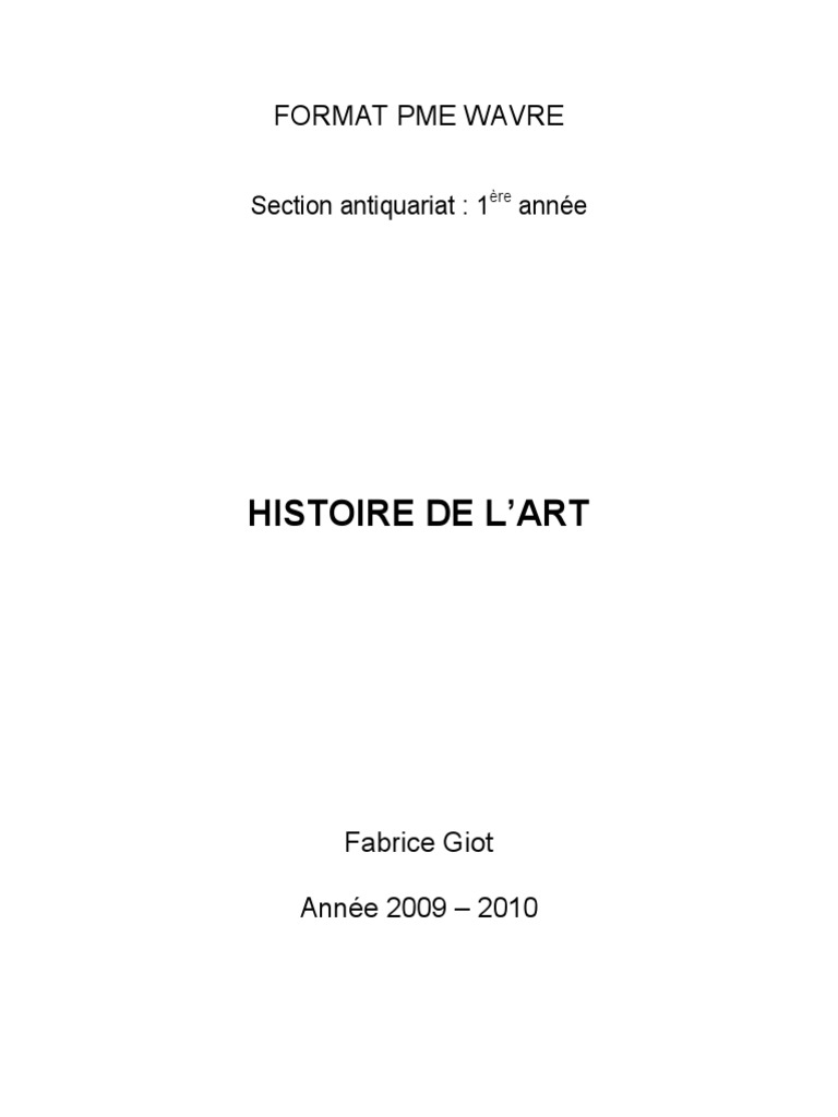 Histoire de L'art 2, PDF, Atmosphère