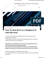 How To Hack WiFi On Raspberry Pi With Kali Linux