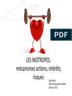 16 1 Les Inotropes Mecanisme Daction Interets Et Risques Julie Buzon