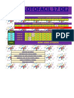 Lotofacil 17 DZ em 4 Jogos