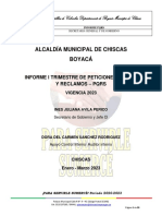 Informe de PQRS I Trim Alc Chiscas Vig 2023