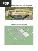 Simple Footbridge Construction Guide | PDF | Bridge | Concrete