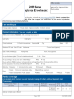 New Employee Enrollment Form PDF
