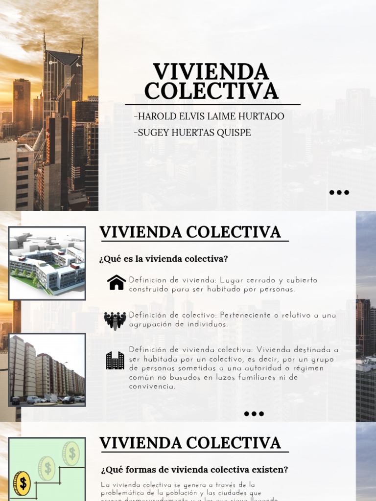 Tipologías y Equipamientos de Vivienda Colectiva | PDF | Edificios ...