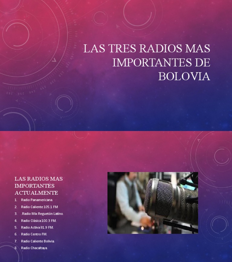 LAS TRES RADIOS MAS IMPORTANTES DE BOLiVIA PDF