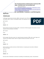 Fundamentals of Information Systems 8th Edition Stair Test Bank Download