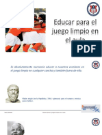 Educar para El Juego Limpio en El Aula. Def-1