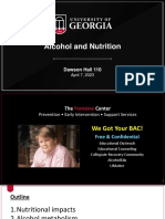 Alcohol and Nutrition Presentation - Sp2023