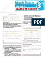 Definicion y Clases de Acento para Tercer Grado de Secundaria