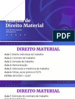 Aula 0. Ementa Direito Material Do Trabalho