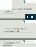 Medidas Cautelares - Proceso Ejecutivo