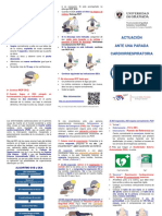 Triptico Actuacion Ante Una Parada Cardiorrespiratoria