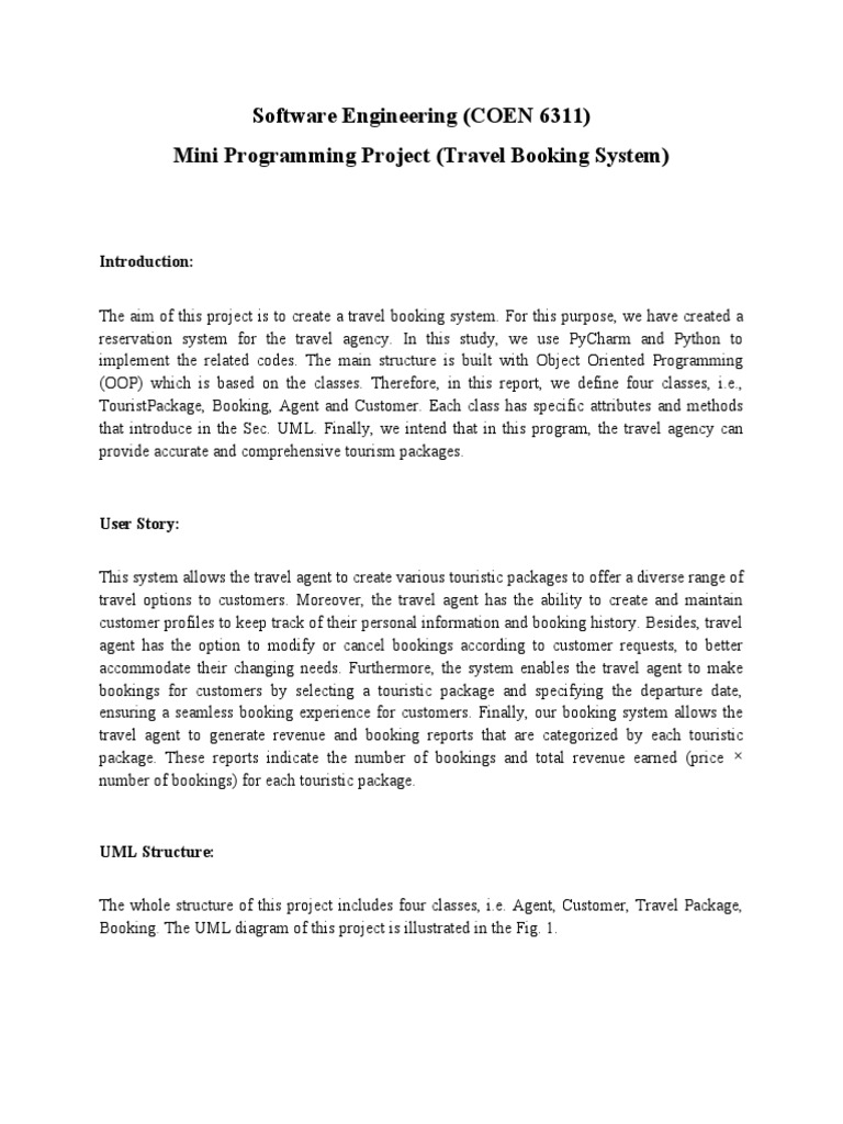 Mini Programming Project | PDF