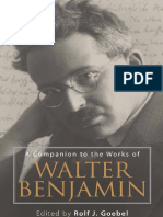 Goebel, Rolf - A Companion to the Works of Walter Benjamin-Camden House (2009)