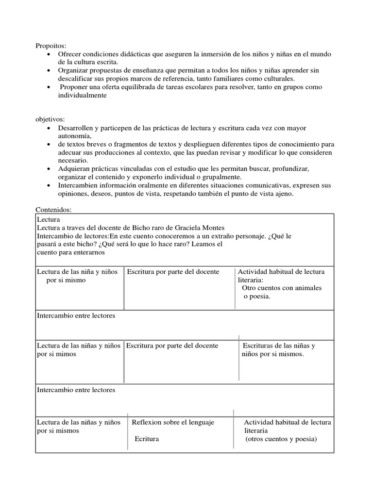 secuencia-bicho-raro-pdf