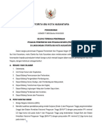 Seleksi Terbuka Penerimaan Pegawai Pemerintah Non Pegawai Negeri (PPNPN) Di Lingkungan Otorita Ibu Kota Nusantara