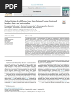 Optimal Design of Cold-Formed Steel Lipped Channel Beams - Combined Bending, Shear, and Web Crippling