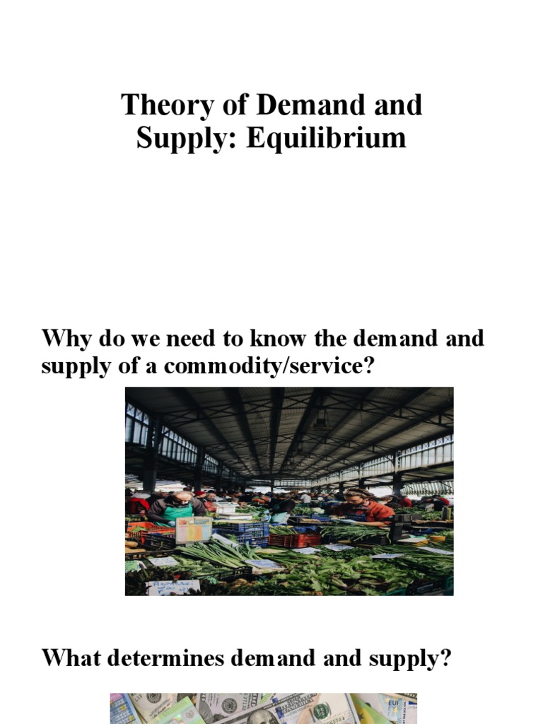 Sessions3 4 5 Theory of Demand and Supply PDF
