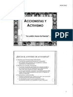 Accionistas y Activismo