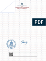 Certificación de Récord de Calificaciones: Universidad Autónoma de Santo Domingo Y El Mismo