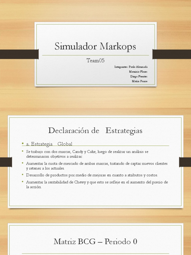 Presentacion Markops Team05 | PDF