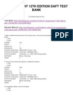 Management 12th Edition Daft Test Bank 1