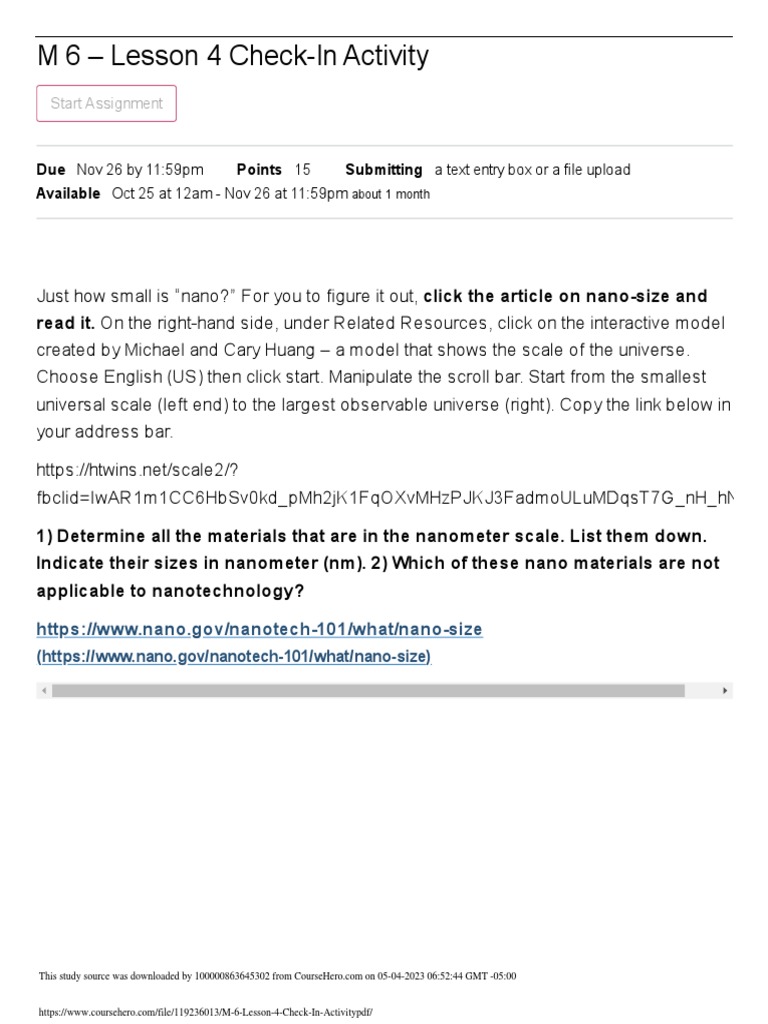 Lesson 4 Check in Act | PDF