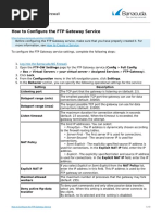 How To Configure The FTP Gateway Service