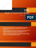 9 CBR Goals of Community Rehab