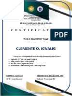 14 Certification From ICT Coor