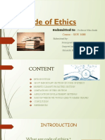 Code of Ethics: Course - SSW 3088
