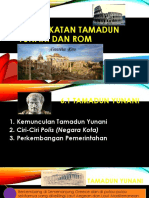 Bab 6 Peningkatan Tamadun Yunani Dan Rom