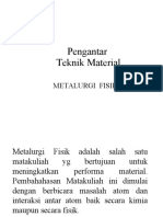Kuliah Ke-15 PENGANTAR TEKNIK MESIN - Material Metalurgi Fisik