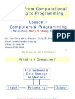 EE1005 L01 Computers & Programming