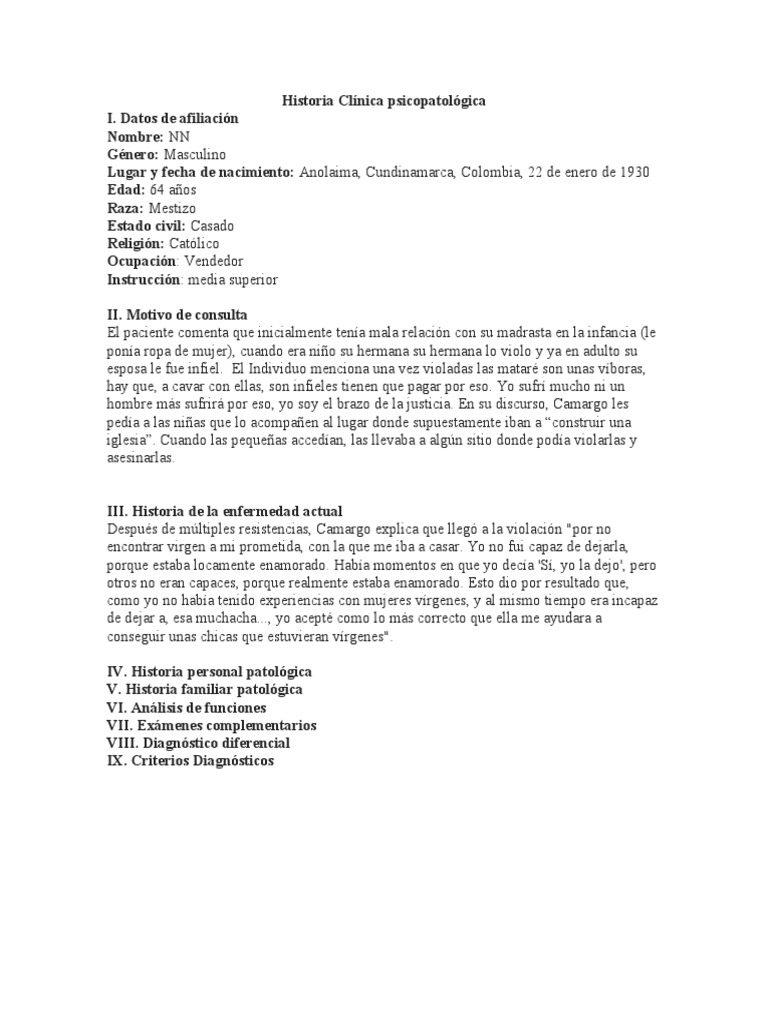 Evaluacion Diagnostica Daniel Camargo PDF