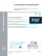 Research and Analysis of Micro-Grid Power Quality