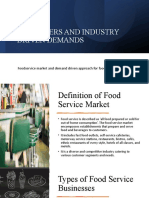 3. Food service market and Demand driven Packaging