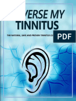 Reverse My Tinnitus