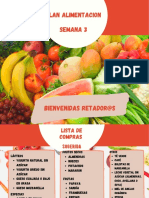 Plan Alimentacion Semana 3