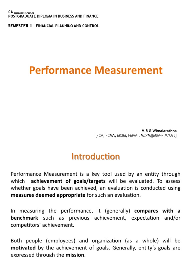 Chapter 6 divisional performance measurement and control pdf