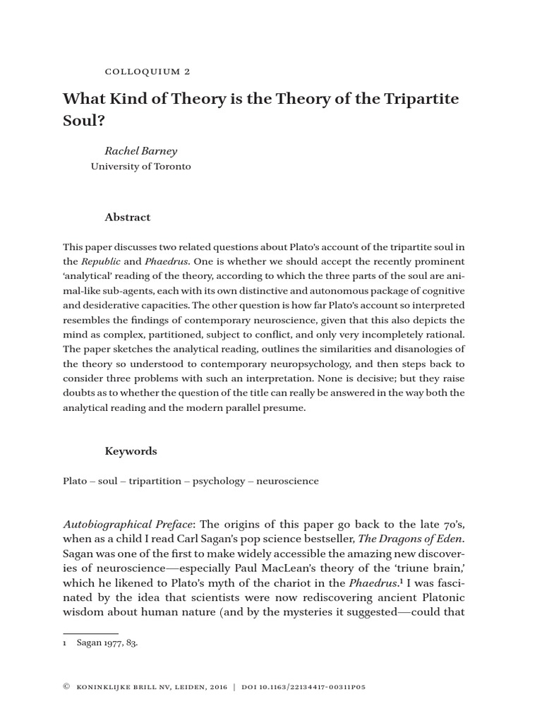 Tripartite Soul | PDF