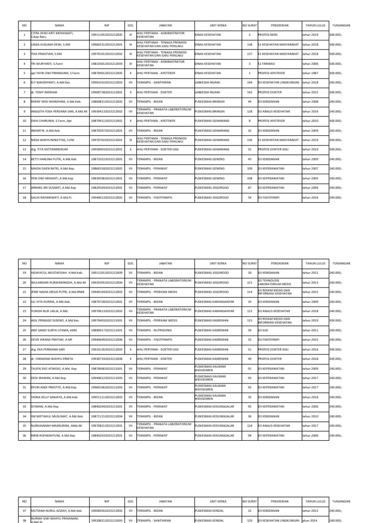 Revisi Peg PPPK 2023 | PDF