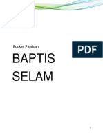 Booklet Panduan Baptis Selam