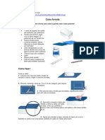 Como Fazer Uma Caixa Forrada