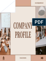 Brown Beige Modern Bold Professional Company Profile Presentation